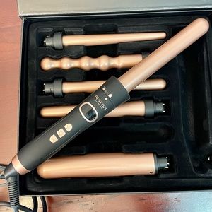 Bestope Professional Ceramic Tourmaline 6-In-1 Hair Curling Wand